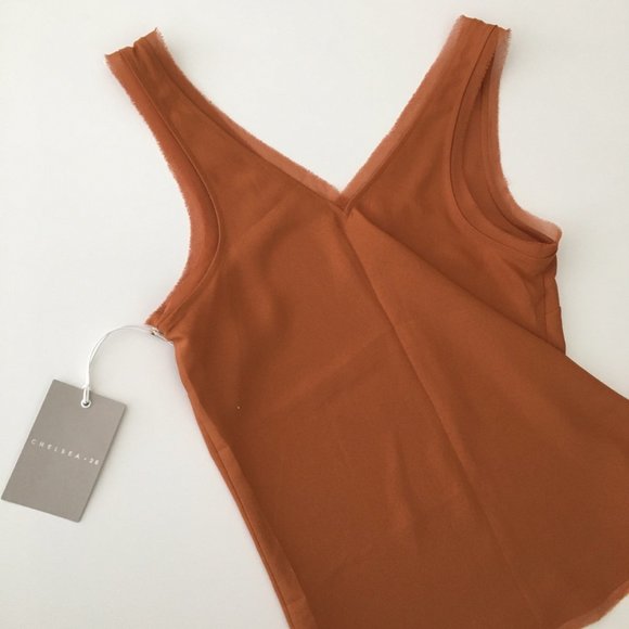 Chelsea28 Raw Edge Tank - Rust Sierra - Picture 4 of 6